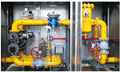 Urban gas pressure regulating cabinet
