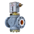 Direct-acting gas safety shut-off valve