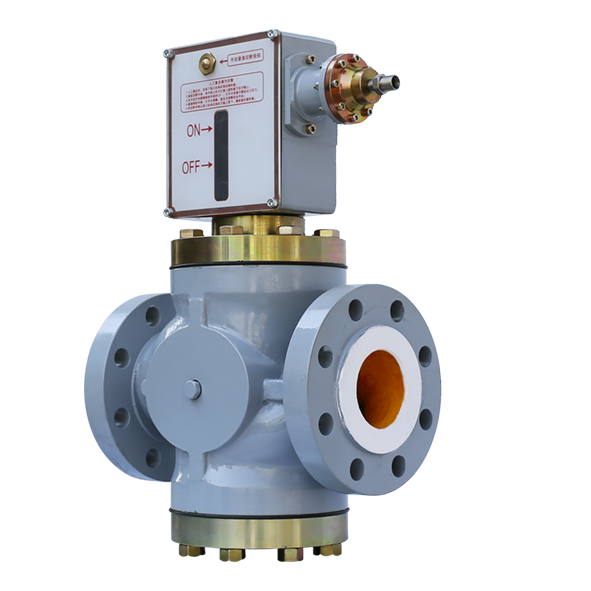 Direct-acting gas safety shut-off valve